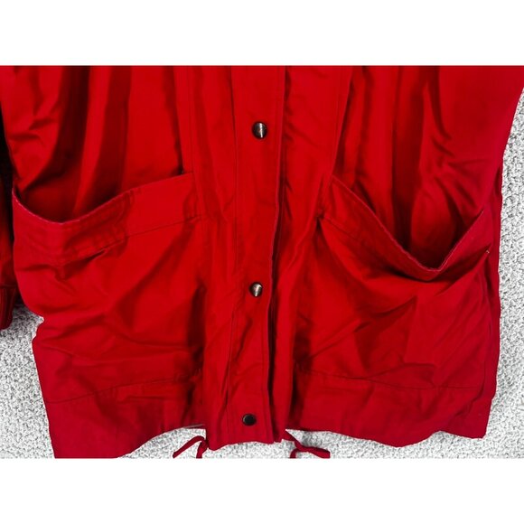 Vintage Foxland Women’s Red Winter Coat  w/Snap Closure - Picture 11 of 16